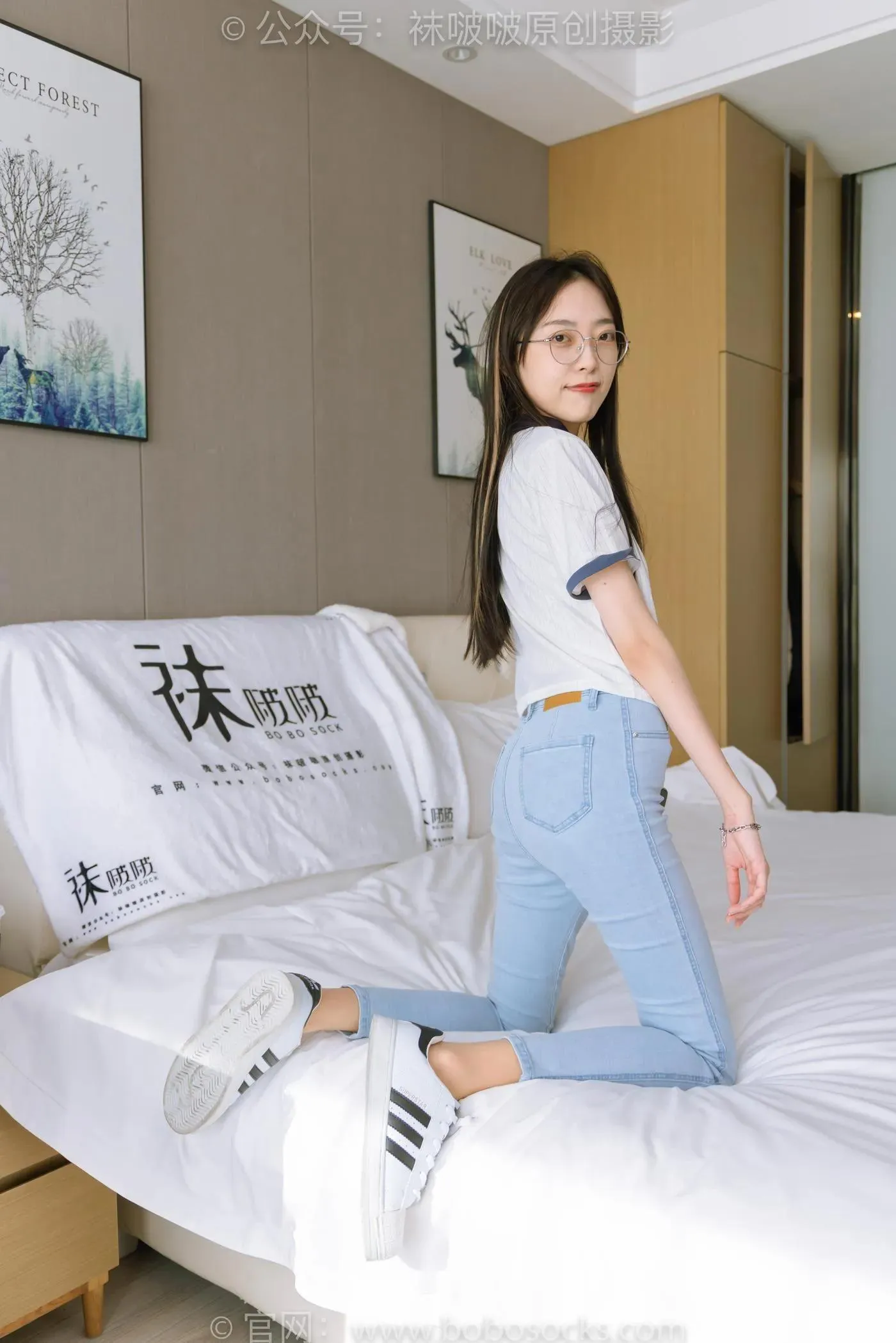 [BoBoSocks袜啵啵]NO.161 稚予-贝壳头板鞋、肉丝、裤里丝 [140P]插图2